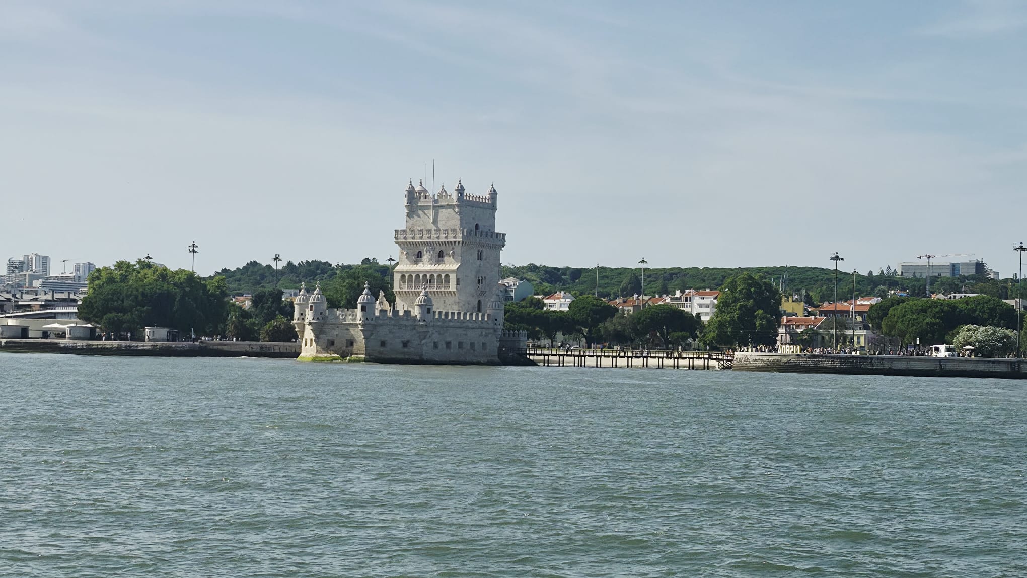 Torre de Belém vista do Rio Tejo